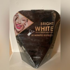 Charcoal at home whitening strips.
